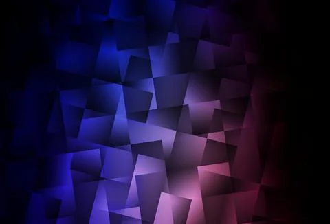 Dark Pink, Blue vector layout with lines, rectangles. Illustrazione stock