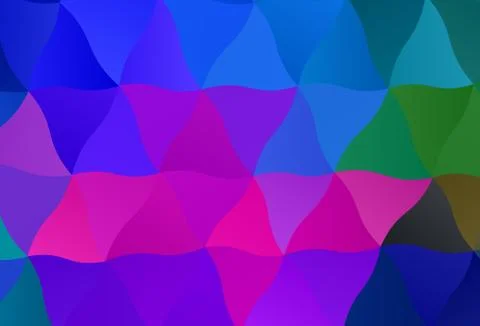 Dark Pink, Blue vector low poly layout. Stock Illustration