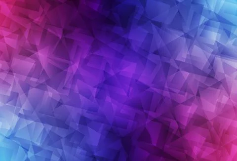 Dark Pink, Blue vector low poly texture. Stock Illustration