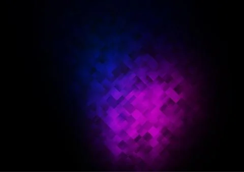Dark Pink, Blue vector pattern in square style. Illustrazione stock