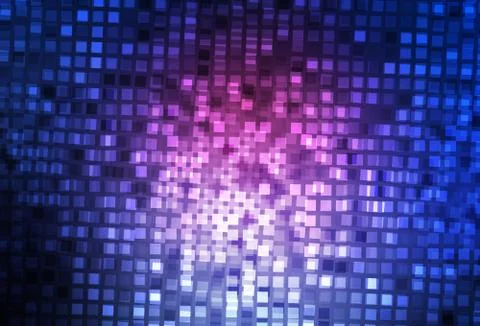 Dark Pink, Blue vector pattern in square style. Stockillustratie