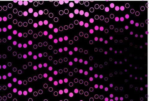 Dark Pink, Blue vector pattern with spheres. Illustrazione stock