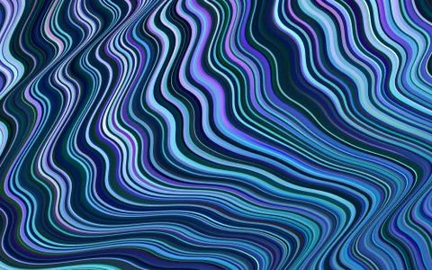 Dark Pink, Blue vector pattern with bubble shapes. Illustrazione stock