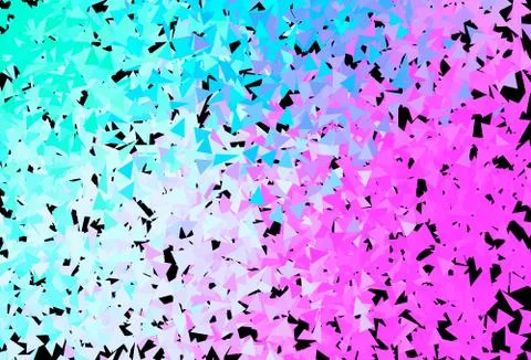 Dark Pink, Blue vector pattern with polygonal style. Stock Illustration