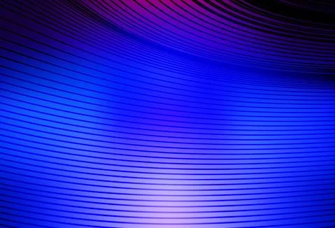 Dark Pink, Blue vector pattern with bent lines. Illustrazione stock