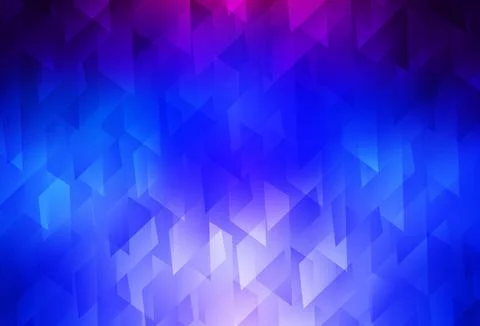 Dark Pink, Blue vector pattern in square style. Illustrazione stock