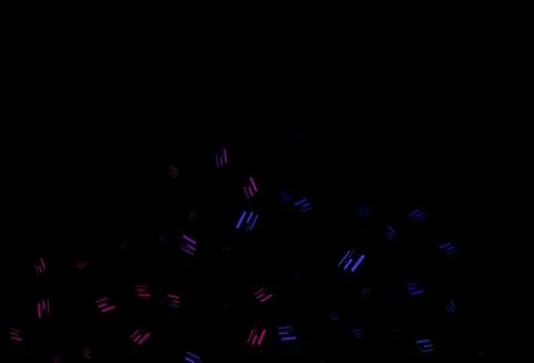 Dark pink, blue vector pattern with narrow lines. Stock Illustration