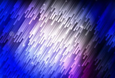 Dark Pink, Blue vector pattern with sharp lines. Stock Illustration