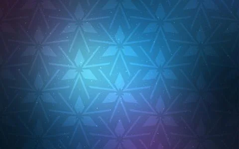 Dark Pink, Blue vector pattern with polygonal style. 스톡 일러스트