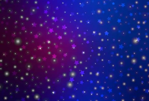 Dark Pink, Blue vector pattern in Christmas style. Stock Illustration