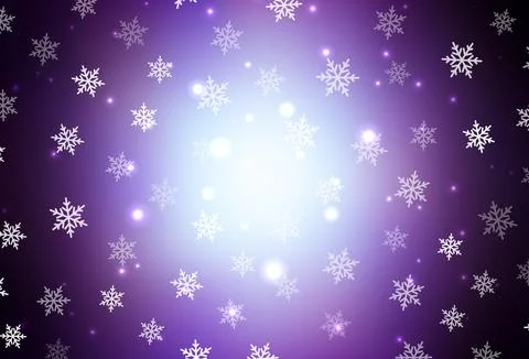 Dark Pink, Blue vector pattern in Christmas style. 스톡 일러스트