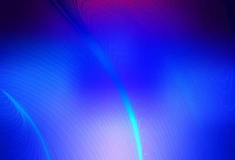 Dark Pink, Blue vector pattern with bent lines. Illustrazione stock