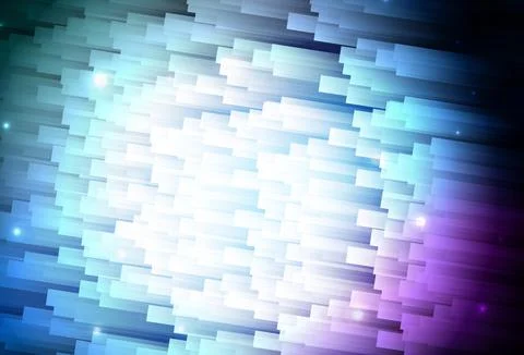 Dark Pink, Blue vector pattern with sharp lines. 库存插图