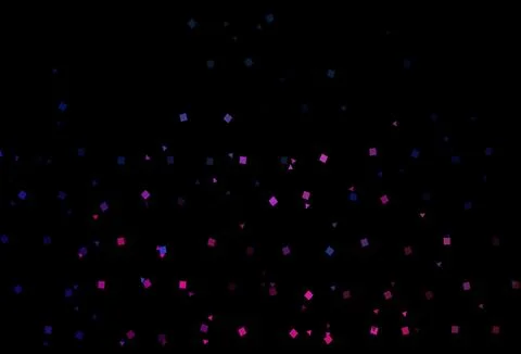 Dark Pink, Blue vector pattern in polygonal style with circles. Stock Illustration