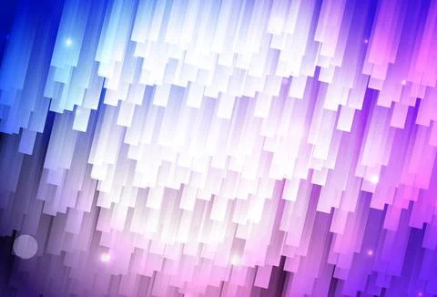 Dark Pink, Blue vector pattern with sharp lines. Stock Illustration