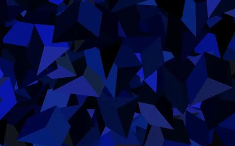 Dark Pink, Blue vector pattern with polygonal style. Stock Illustration