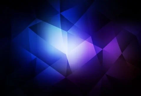 Dark Pink, Blue vector polygonal pattern. Stock Illustration