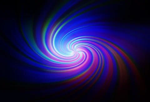 Dark Pink, Blue vector template with bent lines. Glitter abstract illustratio Illustrazione stock