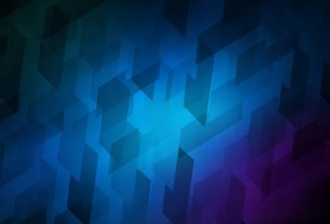 Dark Pink, Blue vector texture in rectangular style. Stock Illustration