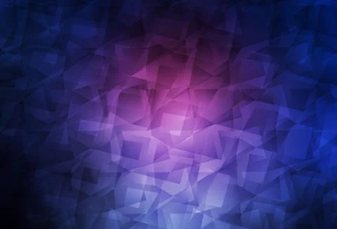 Dark Pink, Blue vector triangle mosaic background. Stock Illustration