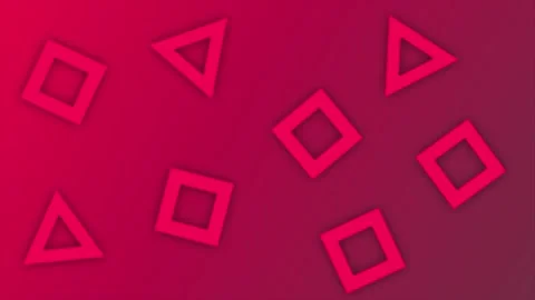 Dark pink color Moving shape background Stock Footage 204728218