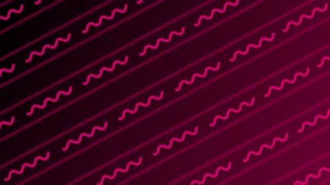 Dark pink color parallel squiggly line pattern background Stock Footage 225506305