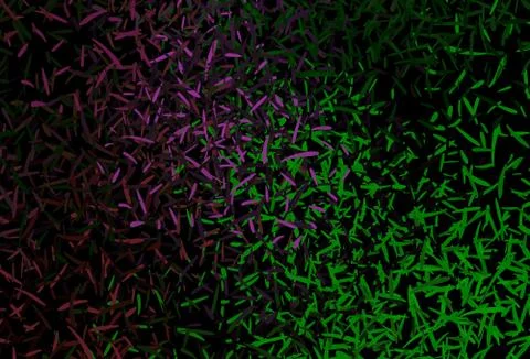 Dark Pink, Green vector background with stright stripes. Stock Illustration