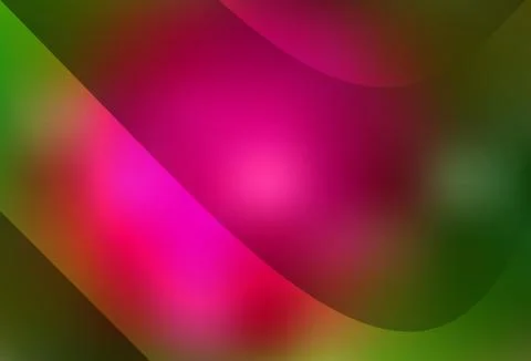 Dark Pink, Green vector blurred bright pattern. Illustrazione stock