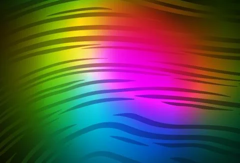 Dark Pink, Green vector blurred background. Stock Illustration
