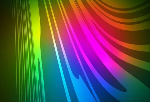 Dark Pink, Green vector blurred and colored pattern. イラスト素材