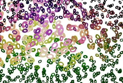 Dark Pink, Green vector layout with circle shapes. Stockillustratie