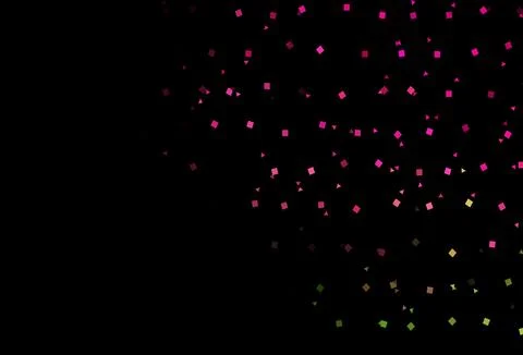 Dark Pink, Green vector layout with circles, lines, rectangles. Illustrazione stock