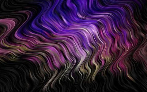 Dark Pink, Green vector pattern with liquid shapes. Stock Illustration