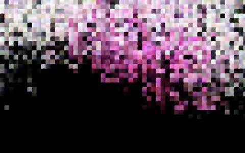 Dark Pink, Green vector pattern in square style. 스톡 일러스트