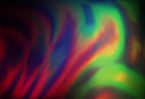 Dark Pink, Green vector pattern with liquid shapes. 스톡 일러스트