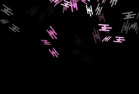Dark Pink, Green vector pattern with narrow lines. Stock Illustration