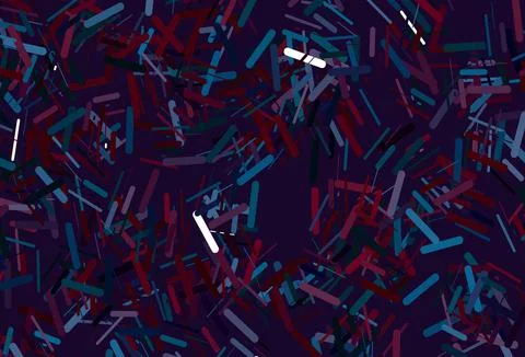 Dark pink, green vector pattern with narrow lines. Stock Illustration