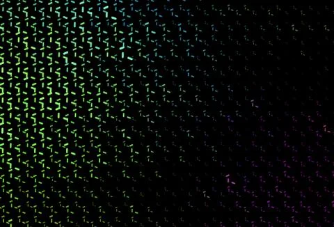 Dark Pink, Green vector template with repeated sticks. Stock Illustration