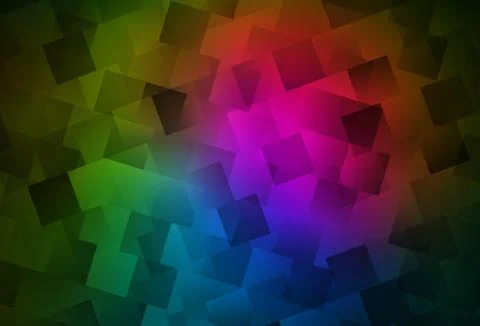 Dark Pink, Green vector texture in rectangular style. Stock Illustration