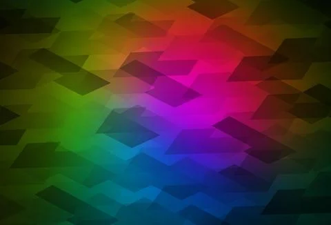 Dark Pink, Green vector texture in rectangular style. Stock Illustration