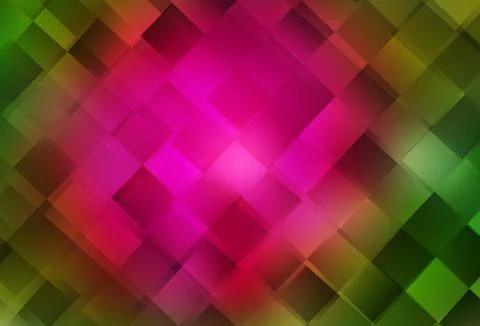 Dark Pink, Green vector texture in rectangular style. Stock Illustration
