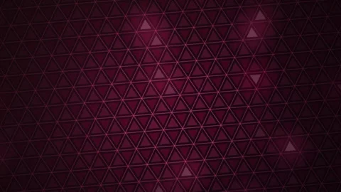 Dark Pink Neon Triangle Pattern Geometric Motion Background Loop Stock Footage 345209168