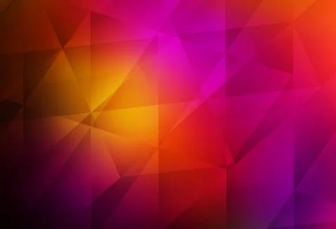 Dark Pink, Red vector abstract polygonal pattern. Stock Illustration