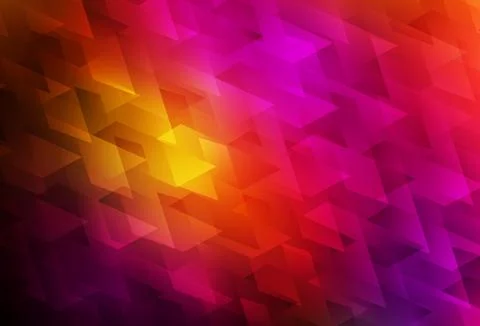 Dark Pink, Red vector backdrop with rhombus. Illustrazione stock