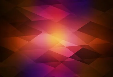 Dark Pink, Red vector background with rectangles. Stock Illustration