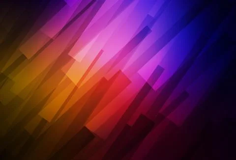 Dark Pink, Red vector background in polygonal style. Stock Illustration
