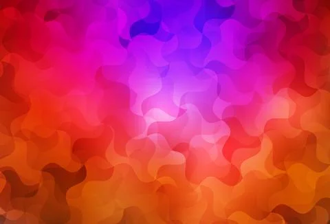 Dark Pink, Red vector gradient triangles pattern. Stock Illustration