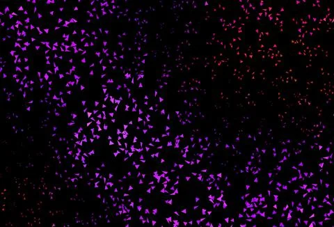 Dark Pink, Red vector pattern with polygonal style. Stock Illustration