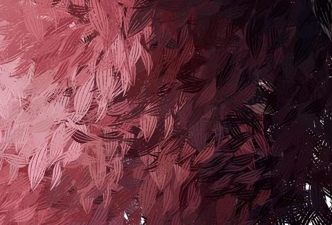 Dark Pink, Red vector pattern with random forms. Stock Illustration