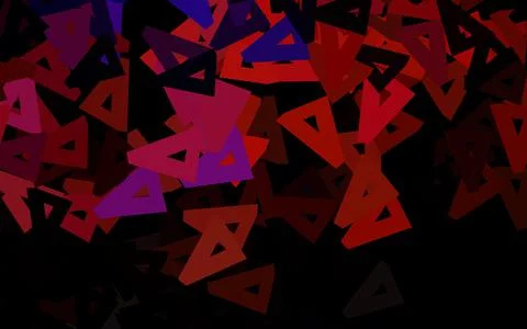 Dark Pink, Red vector pattern with polygonal style. Stockillustratie